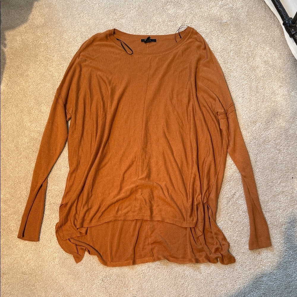 H&M Women's Rust Long Sleeve Tunic